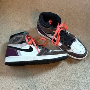 NIKE Air Jordan 1 Retro High OG "Archaeo Brown" shoes * mens sz 9 *EUC